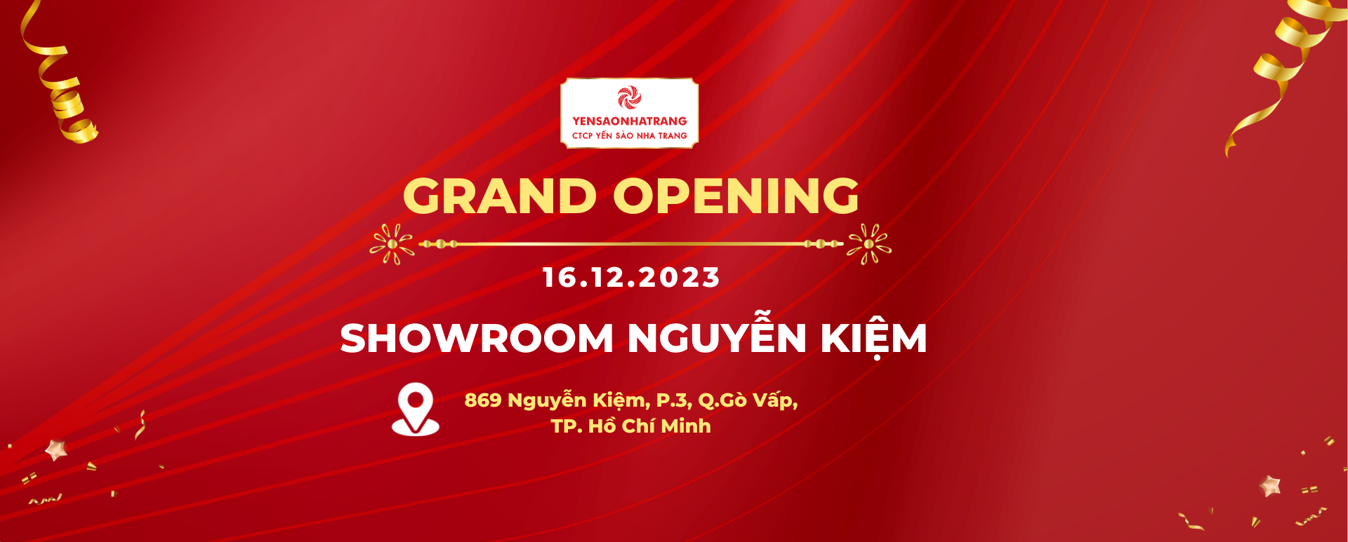 Grand Opening SHOWROOM NGUYỄN KIỆM 1920x773